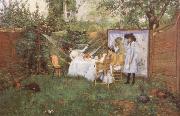 William Merrit Chase, The Open air Breakfast